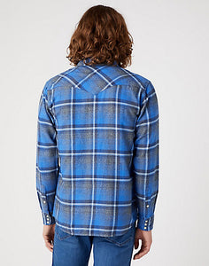 Wrangler blue check shirt