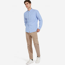 Load image into Gallery viewer, Wrangler Blue Shirt Button Down Collar
