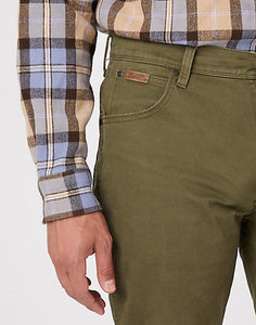 Wrangler Texas Army Green Jeans