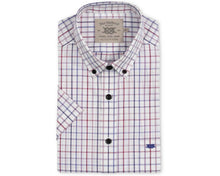 Load image into Gallery viewer, Bar Harbour Short Sleeve Checkered Shirt Big and Tall
