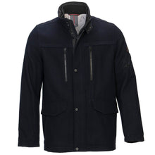 Load image into Gallery viewer, Cabano Navy Wool Coat K
