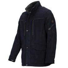 Load image into Gallery viewer, Cabano Navy Wool Coat K
