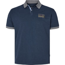 Load image into Gallery viewer, North 56.4 navy pique polo with embroidery
