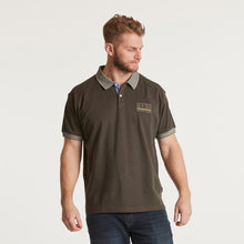 Load image into Gallery viewer, North 56.4 green pique polo with embroidery
