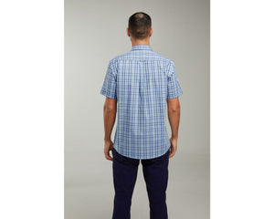 Double Two Check Shirt 1027 R