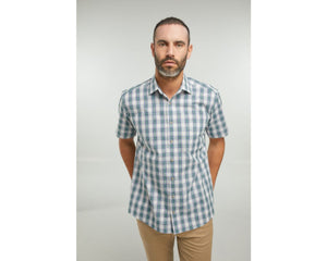 Double Two Check Shirt 1028 K