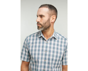 Double Two Check Shirt 1028 R