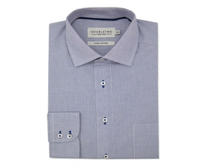 DoubleTwo 00% cotton blue shirt