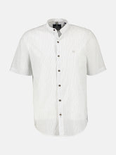 Load image into Gallery viewer, Lerros white short sleeve grandad shirt
