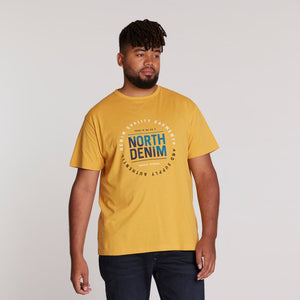 North 56.4 yellow t-shirt tall fit