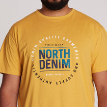 Load image into Gallery viewer, North56.4 yellow t-shirt tall fit
