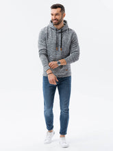Load image into Gallery viewer, Ombre grey marl hoody
