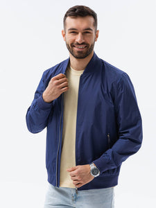 Ombre blue blouson jacket