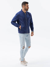 Load image into Gallery viewer, Ombre blue blouson jacket
