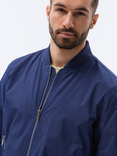 Load image into Gallery viewer, Ombre blue blouson jacket
