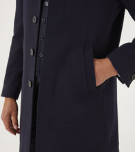 Load image into Gallery viewer, Skopes navy overcoat
