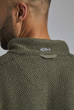 Load image into Gallery viewer, Weird Fish Stern 1/4 Zip Fleece Top Olive Green
