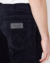 Load image into Gallery viewer, Wrangler Texas Slim navy cord jeans
