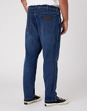 Load image into Gallery viewer, Wrangler Texas Slim Silky Way Dark Blue Epic Soft Jeans
