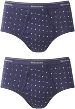 Load image into Gallery viewer, Vedoneire navy briefs patterned
