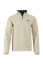 Load image into Gallery viewer, Weird Fish Newark Eco white 1/4 zip fleece sweatshirt
