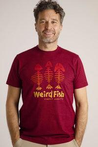 Weird Fish red t-shirt