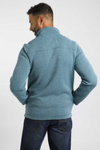 Load image into Gallery viewer, Weird Fish Stowe recycled polyester green 1/4 zip fleece sweatshirt
