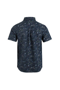 Weird Fish navy short sleeve shirt