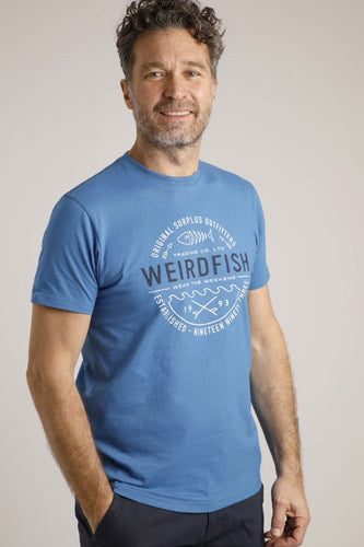 Weird Fish blue t-shirt