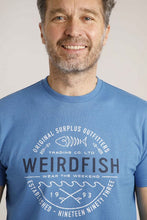 Load image into Gallery viewer, Weird Fish blue t-shirt
