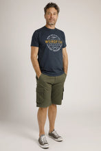 Load image into Gallery viewer, Weird Fish navy t-shirt
