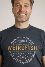 Load image into Gallery viewer, Weird Fish navy t-shirt
