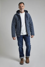 Load image into Gallery viewer, Weird Fish Wilton  Lined Hoody Navy
