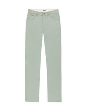 Load image into Gallery viewer, Wrangler Texas Slim light green jeans
